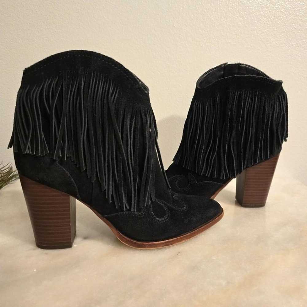 Sam Edelman women Benjie Western Fringe Ankle Boo… - image 2