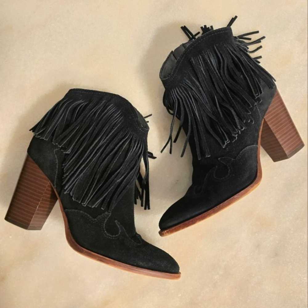 Sam Edelman women Benjie Western Fringe Ankle Boo… - image 3