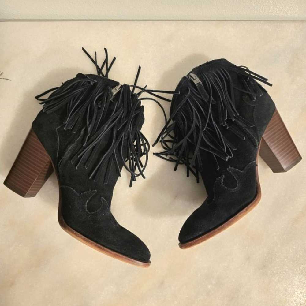 Sam Edelman women Benjie Western Fringe Ankle Boo… - image 4