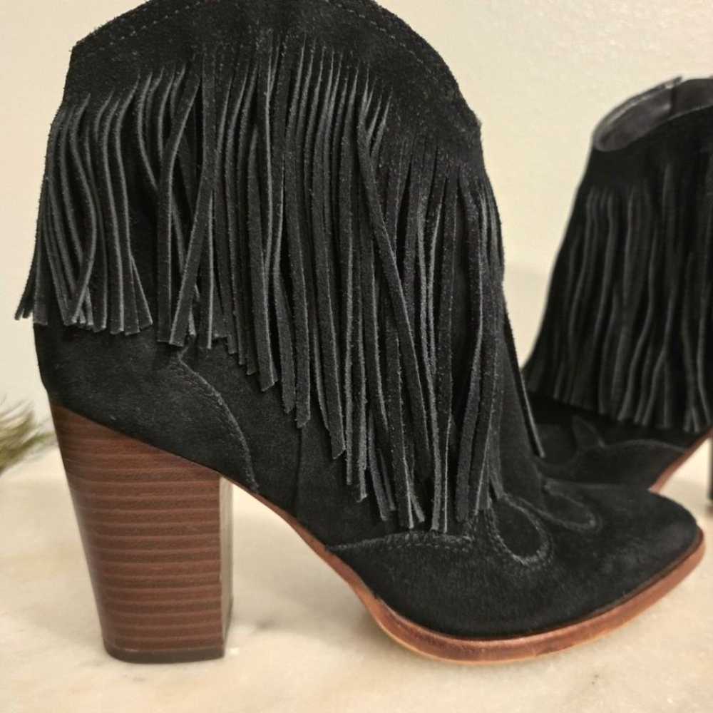 Sam Edelman women Benjie Western Fringe Ankle Boo… - image 5