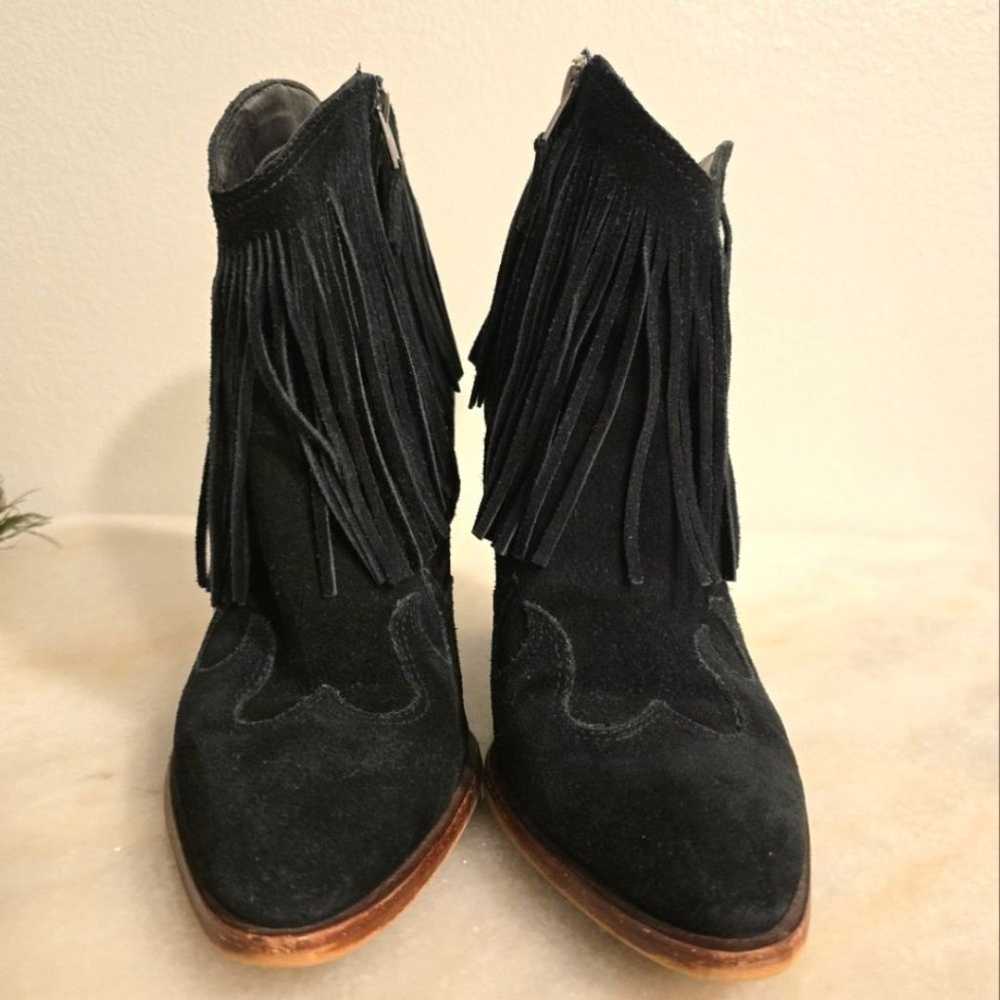 Sam Edelman women Benjie Western Fringe Ankle Boo… - image 6