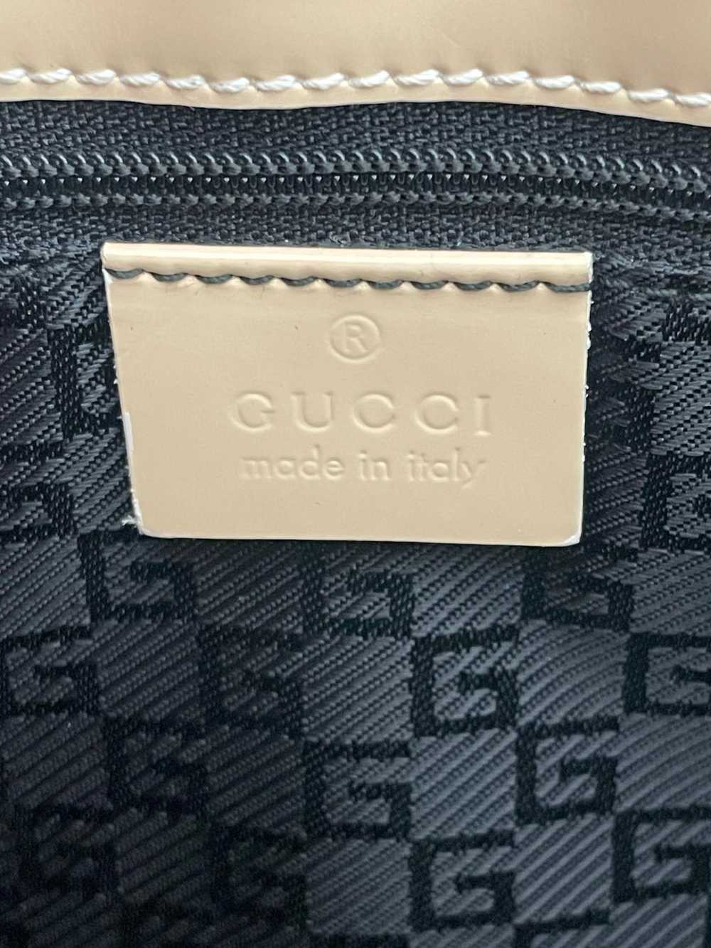 GUCCI/Bag/CRM/BLACK STRIPE/BLACK LOGO INSIDE - image 3