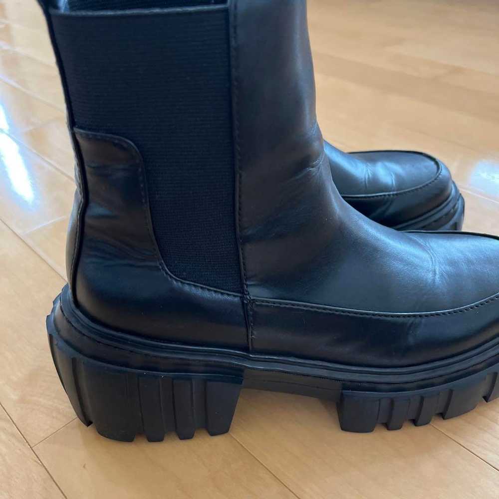 moussy Caterpillar Sole Side Gore Boots Size S23cm - image 3