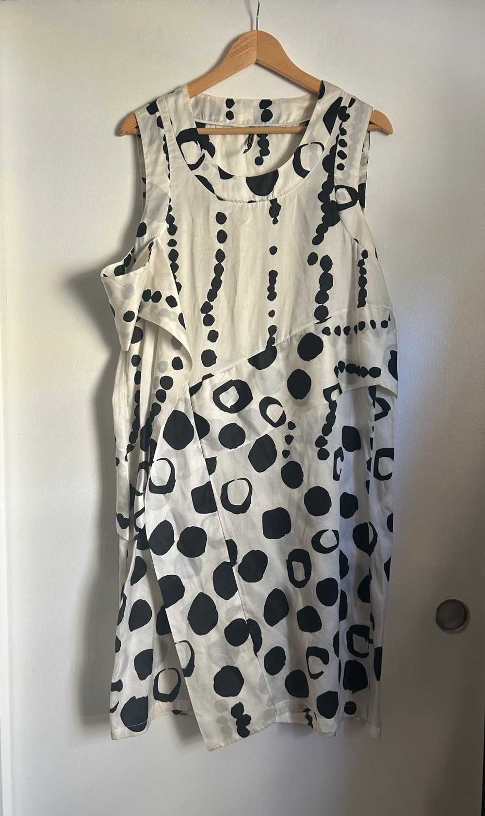 Liviana Conti Silk abstract dress (38) | Used,… - image 1