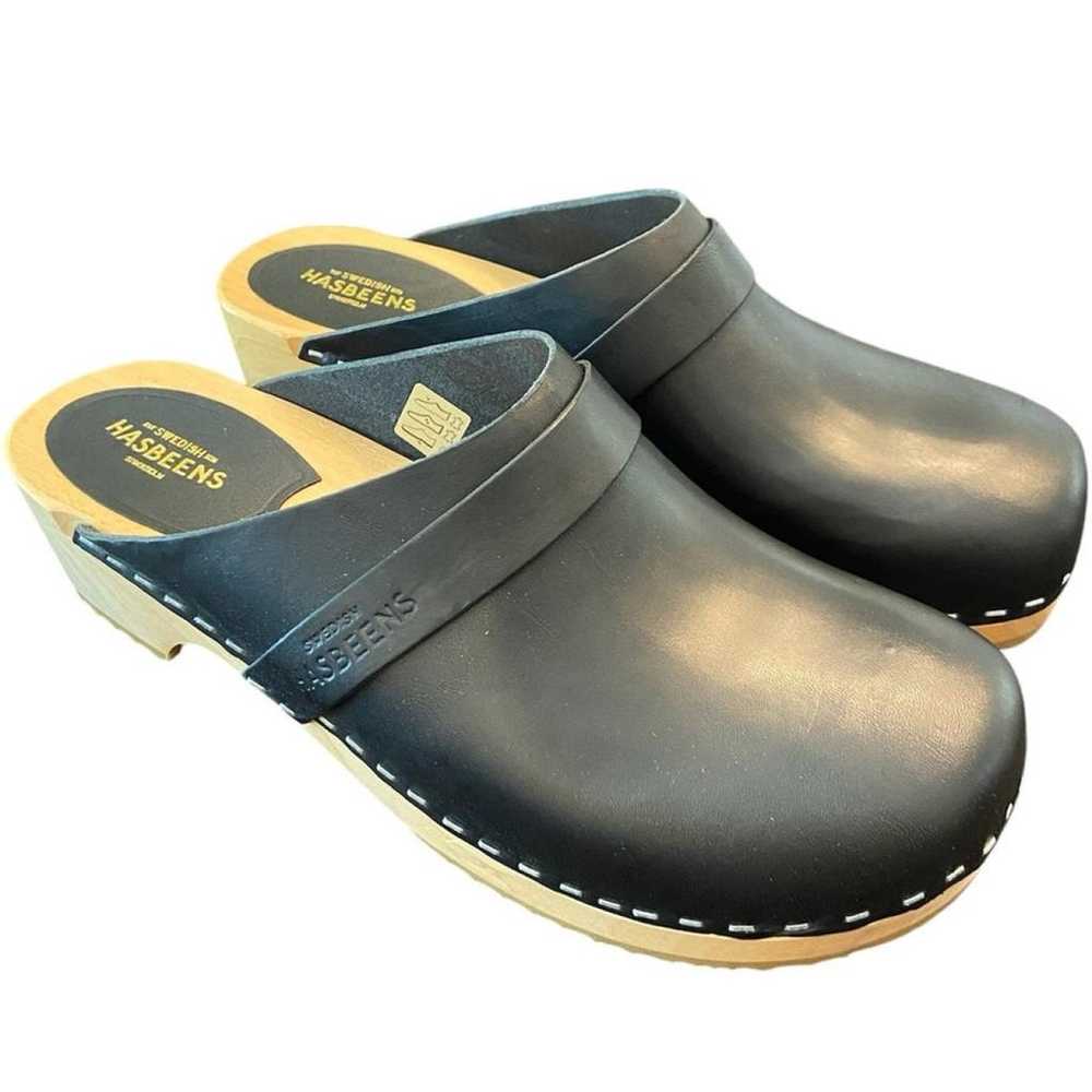 Swedish Hasbeens Leather mules & clogs - image 2