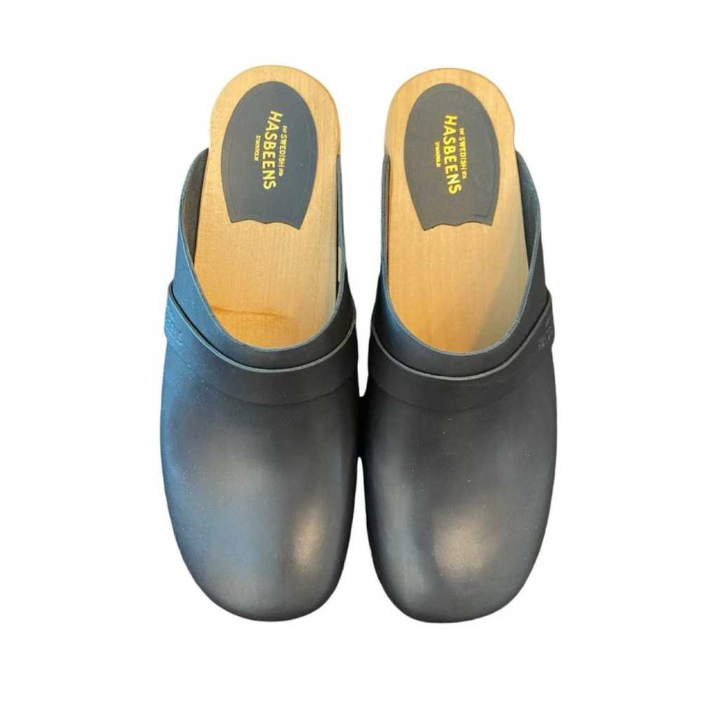 Swedish Hasbeens Leather mules & clogs - image 3