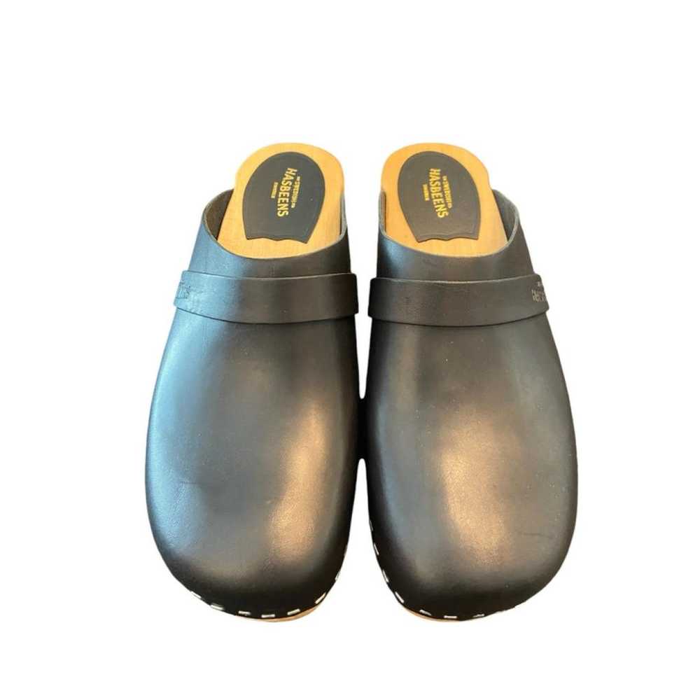 Swedish Hasbeens Leather mules & clogs - image 4