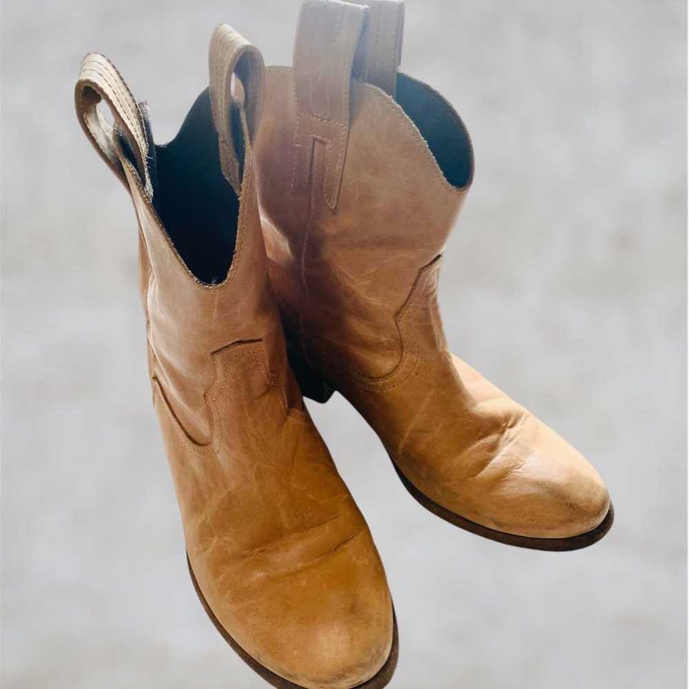 Purchased journalstandard KMB short boots, beige,… - image 1