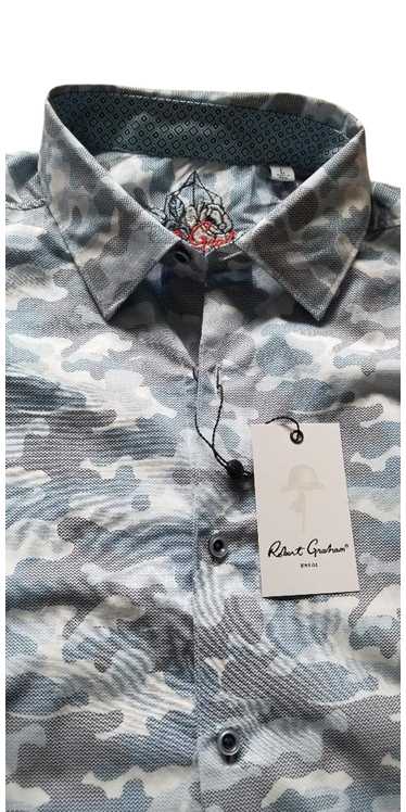 Robert Graham Blue Grey Camo