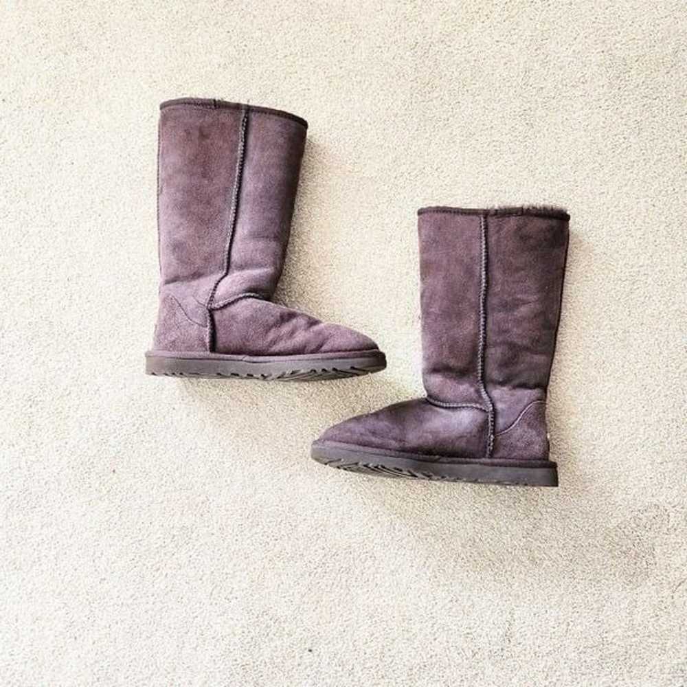 UGG Classic Tall Sherpa Lined Boots, Women's 6, C… - image 1