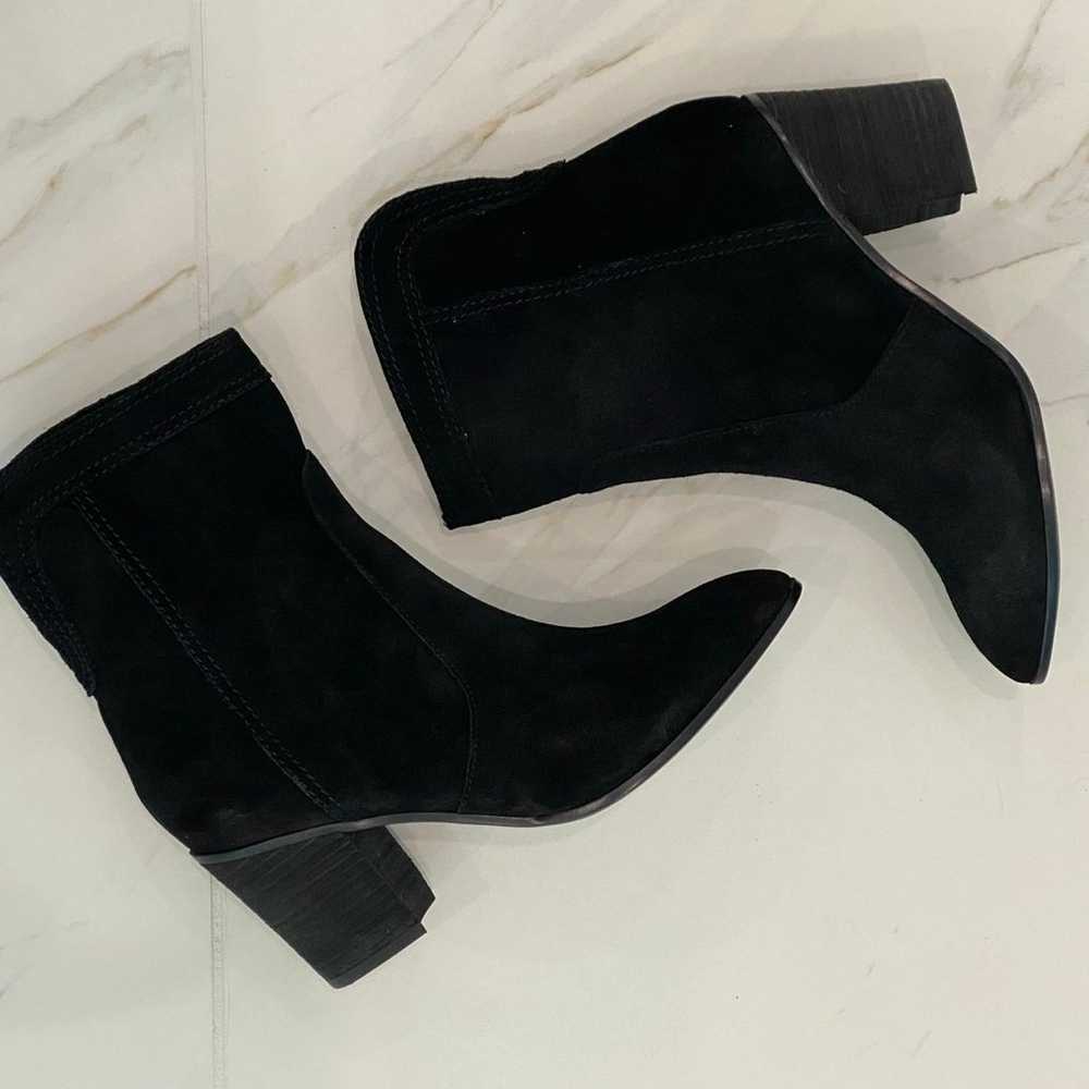 Gorgeous Ivanka Trump Lory 3, Black Suede Bootie,… - image 1