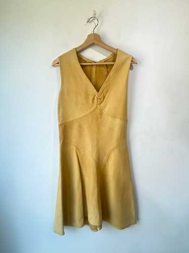 Vintage Buckskin Leather Dress