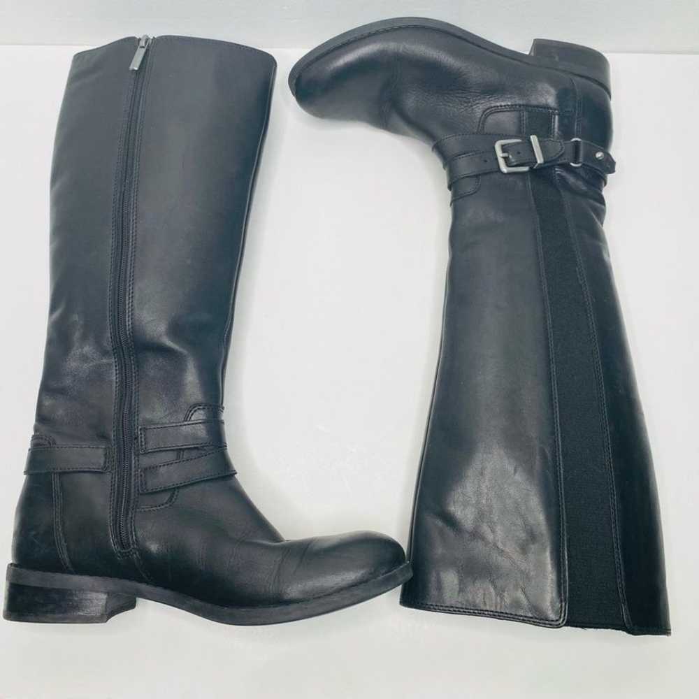 Clarks Pita Vienna Black Leather Riding Boot Size… - image 2