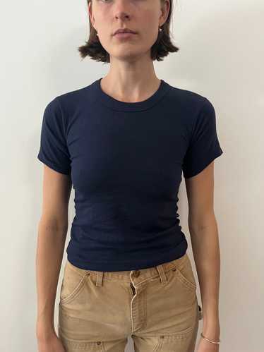 60s Russell Navy Blue Boys tee