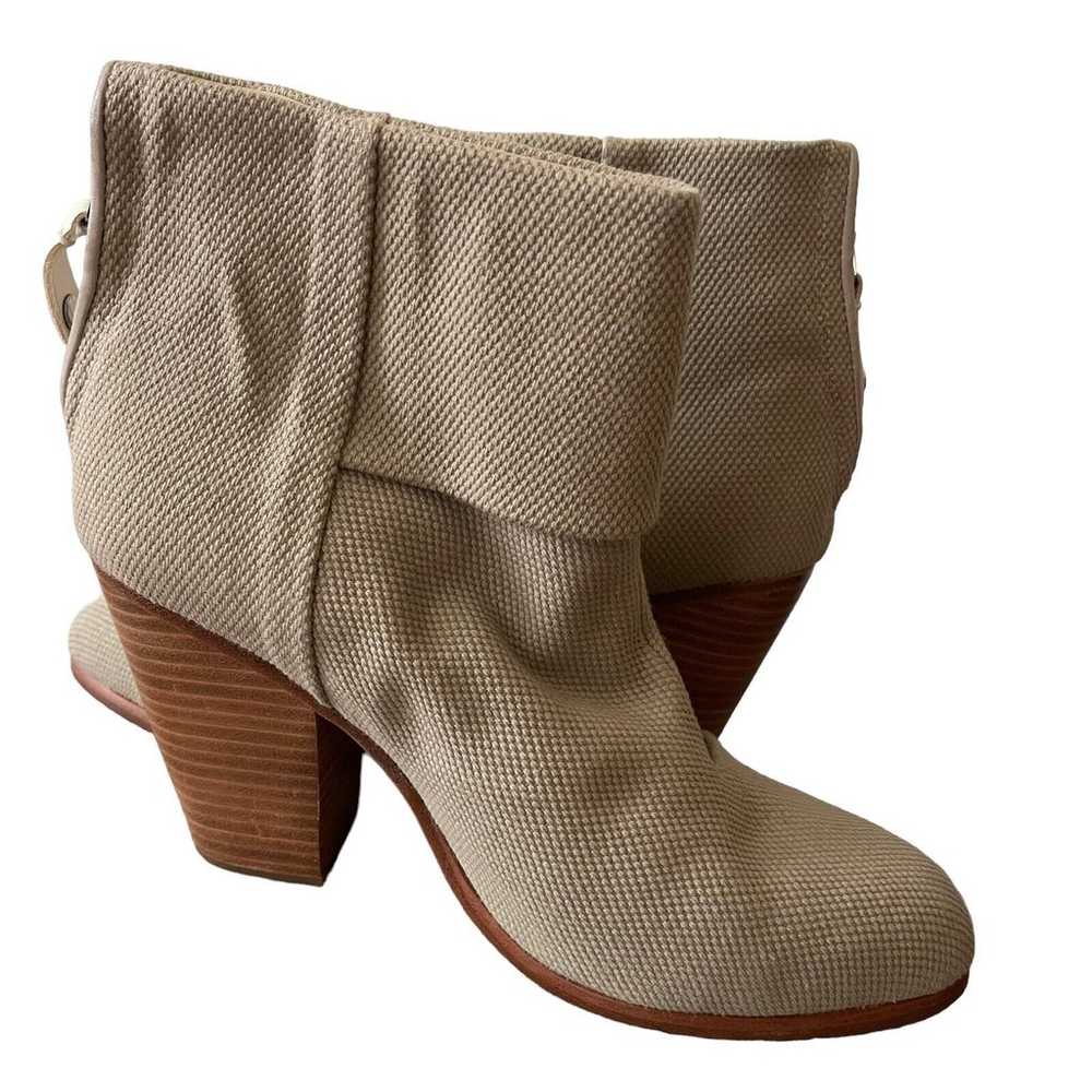 rag & bone Womens EUR 41 Ankle Booties Canvas Tau… - image 10