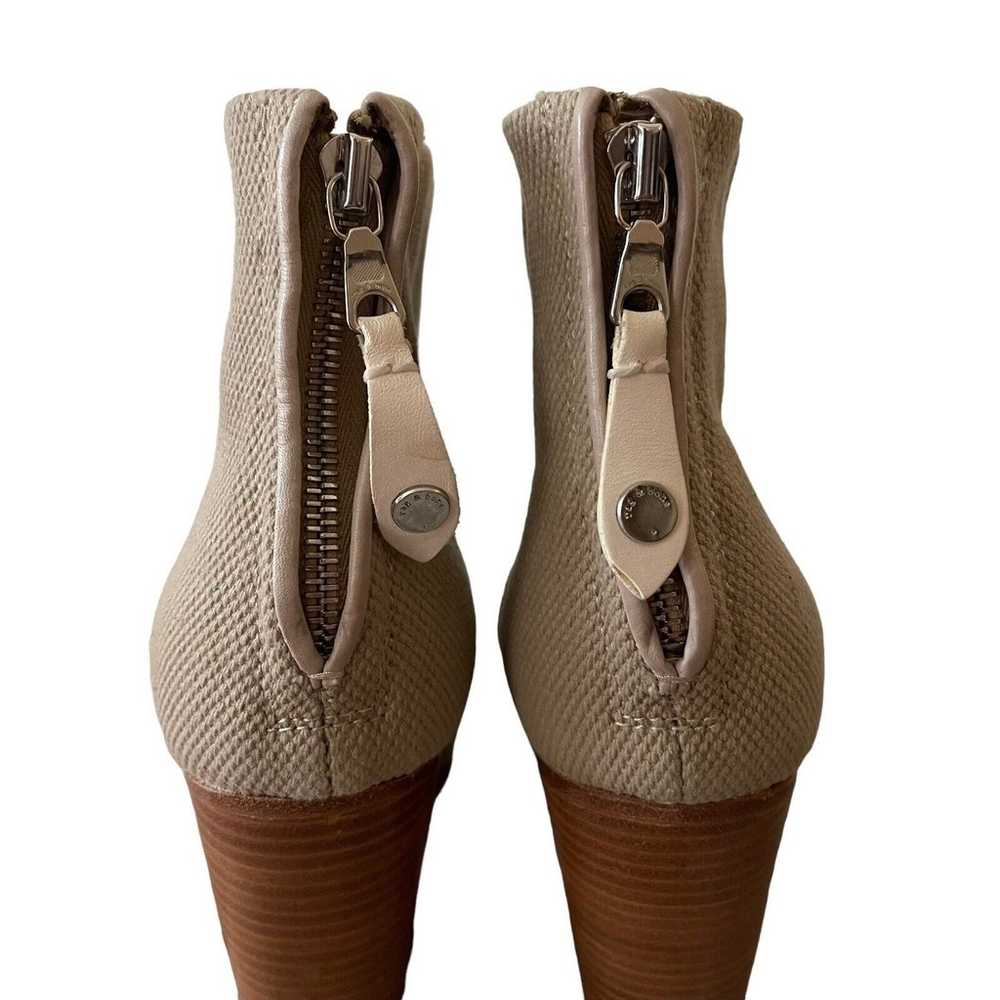 rag & bone Womens EUR 41 Ankle Booties Canvas Tau… - image 7