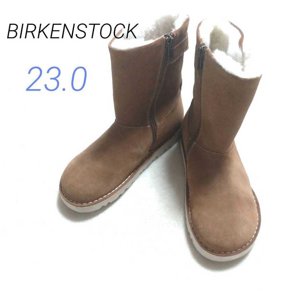 z212 [Birkenstock] Mouton short boots Suede Camel… - image 1