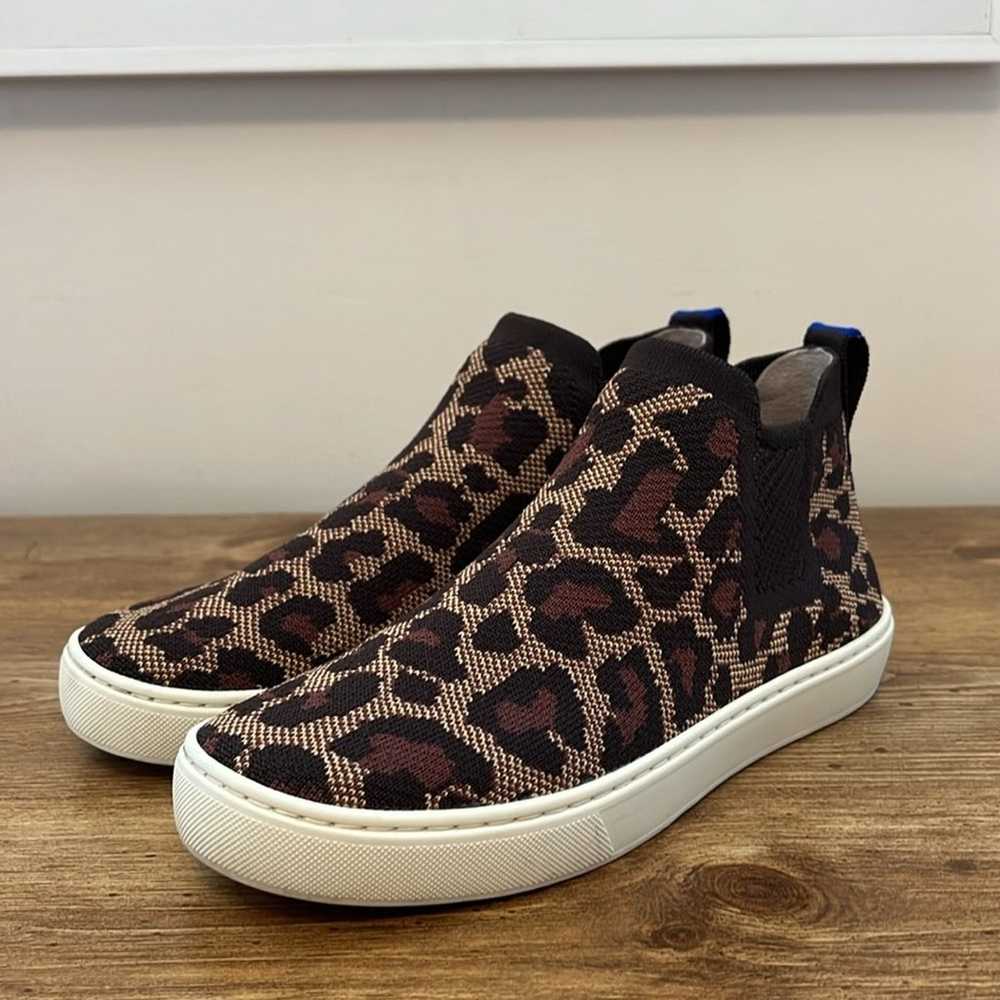 Rothy’s The Chelsea Wildcat Print Pull On Ankle B… - image 2