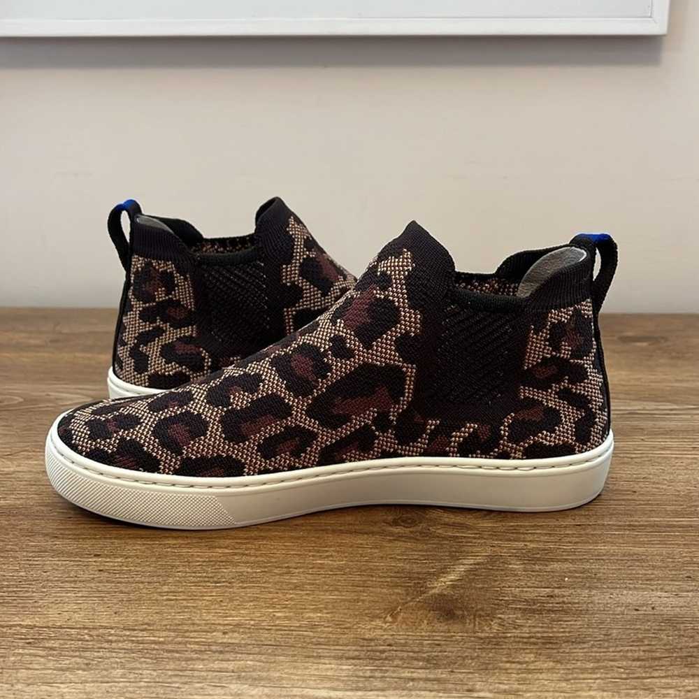 Rothy’s The Chelsea Wildcat Print Pull On Ankle B… - image 9