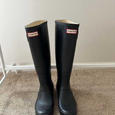 Hunter boots size 8