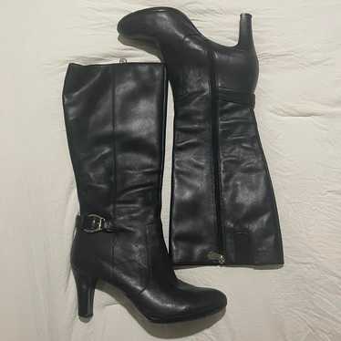 Anne Klein Women's Black and Gold Boots