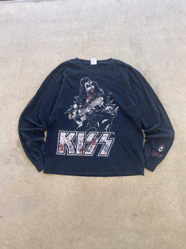 Band Tees × Kiss × Streetwear Y2K Kiss Band Long S