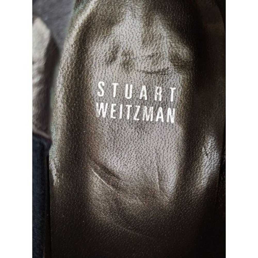 Stuart Weitzman Suede Ankle Bootie Shooties - image 7