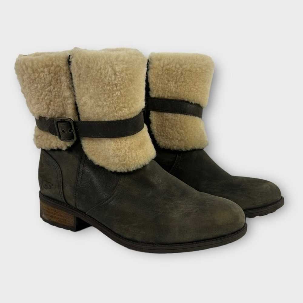 UGG Blayre Water Resistant Shearling Foldover Boo… - image 1