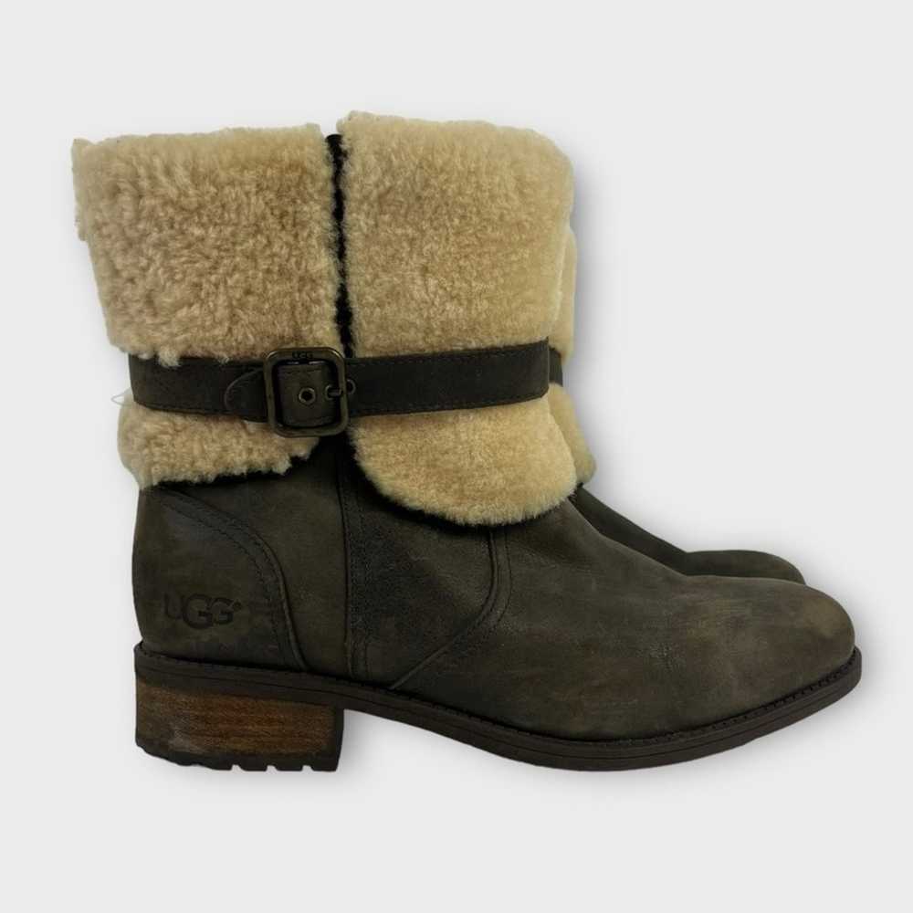 UGG Blayre Water Resistant Shearling Foldover Boo… - image 2