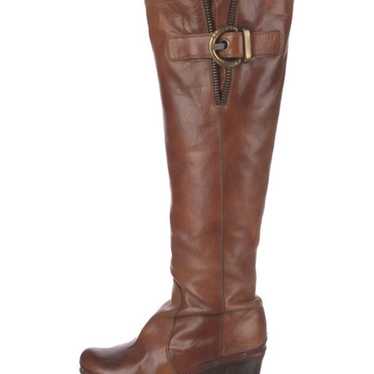 Stuart Weitzman Brown Leather Knee High Boots