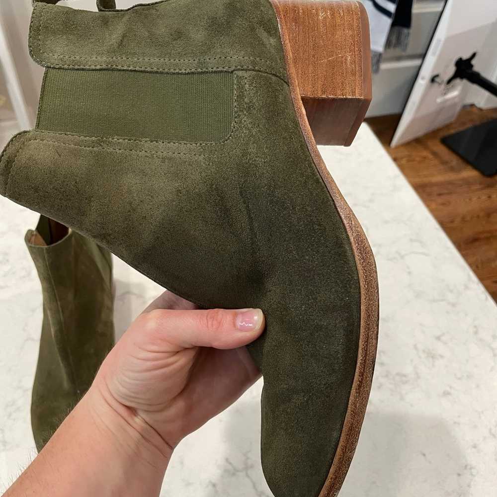 Rag & Bone Green Suade Ankle Boots Size 39/8.5 - image 8