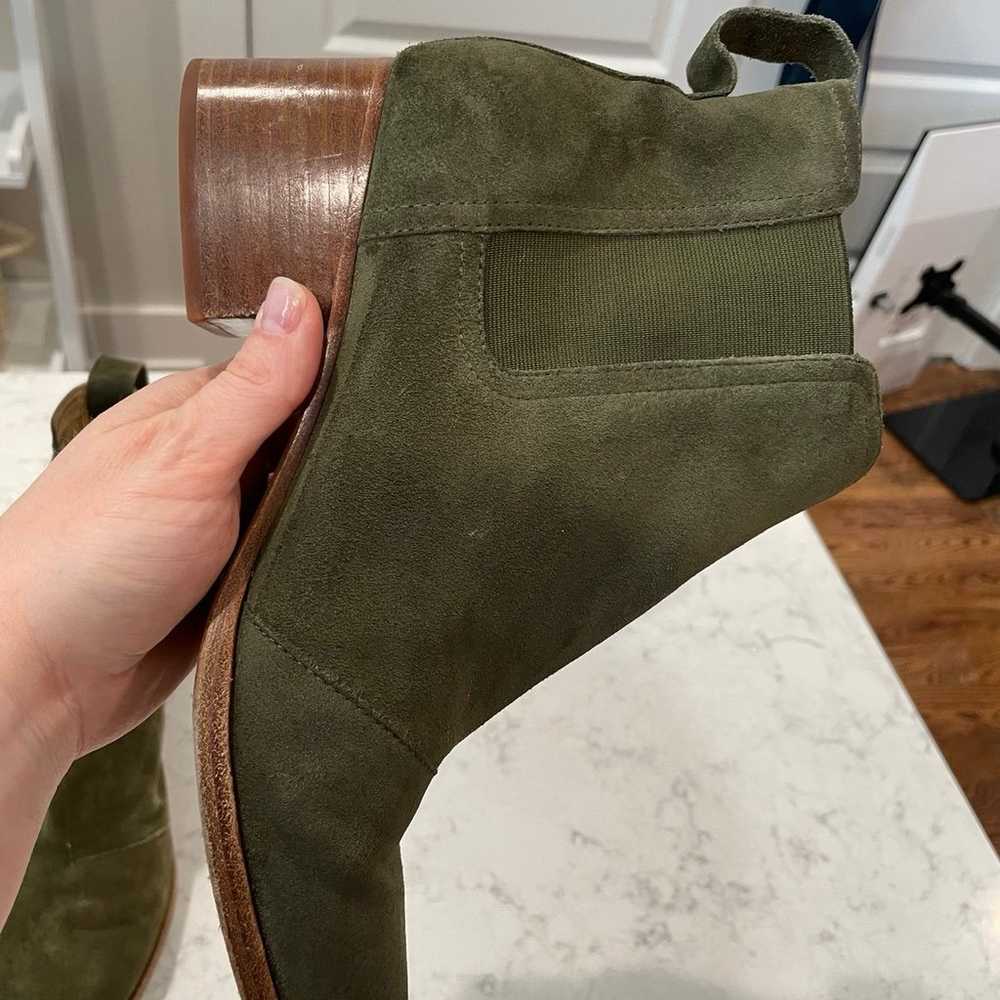 Rag & Bone Green Suade Ankle Boots Size 39/8.5 - image 9