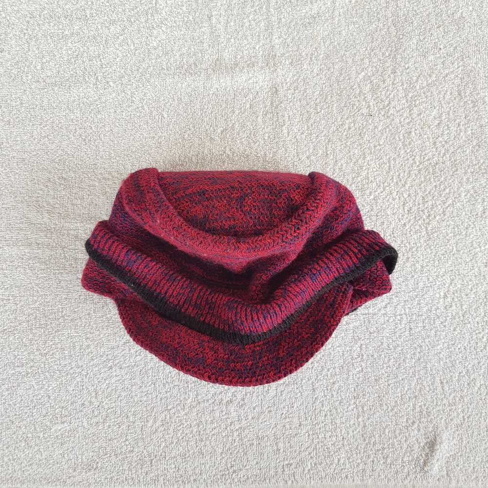 Hat × Japanese Brand × Vintage Unknown Burgundy B… - image 5