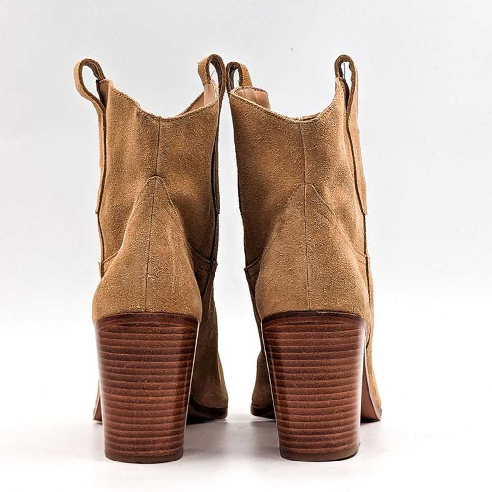 Schutz Women South Sand Suede Western Cowboy Poin… - image 5