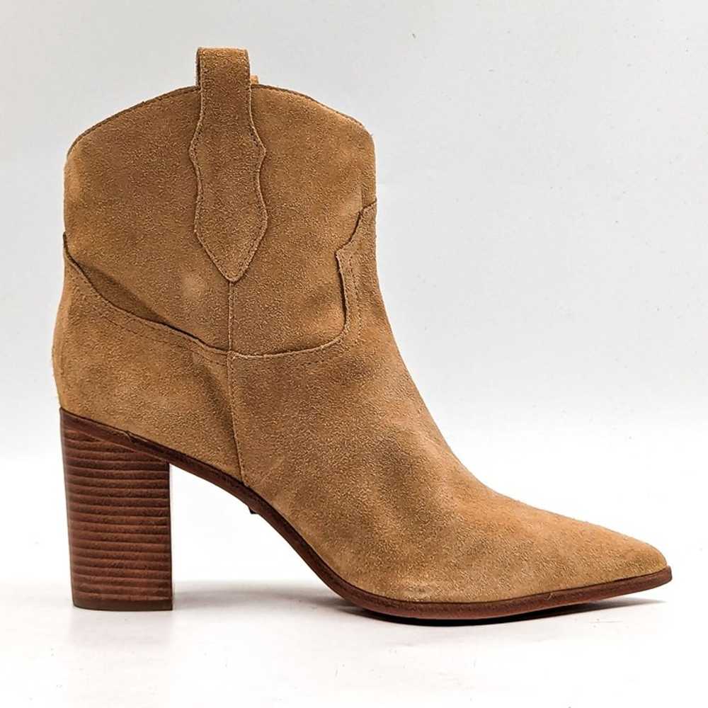 Schutz Women South Sand Suede Western Cowboy Poin… - image 9