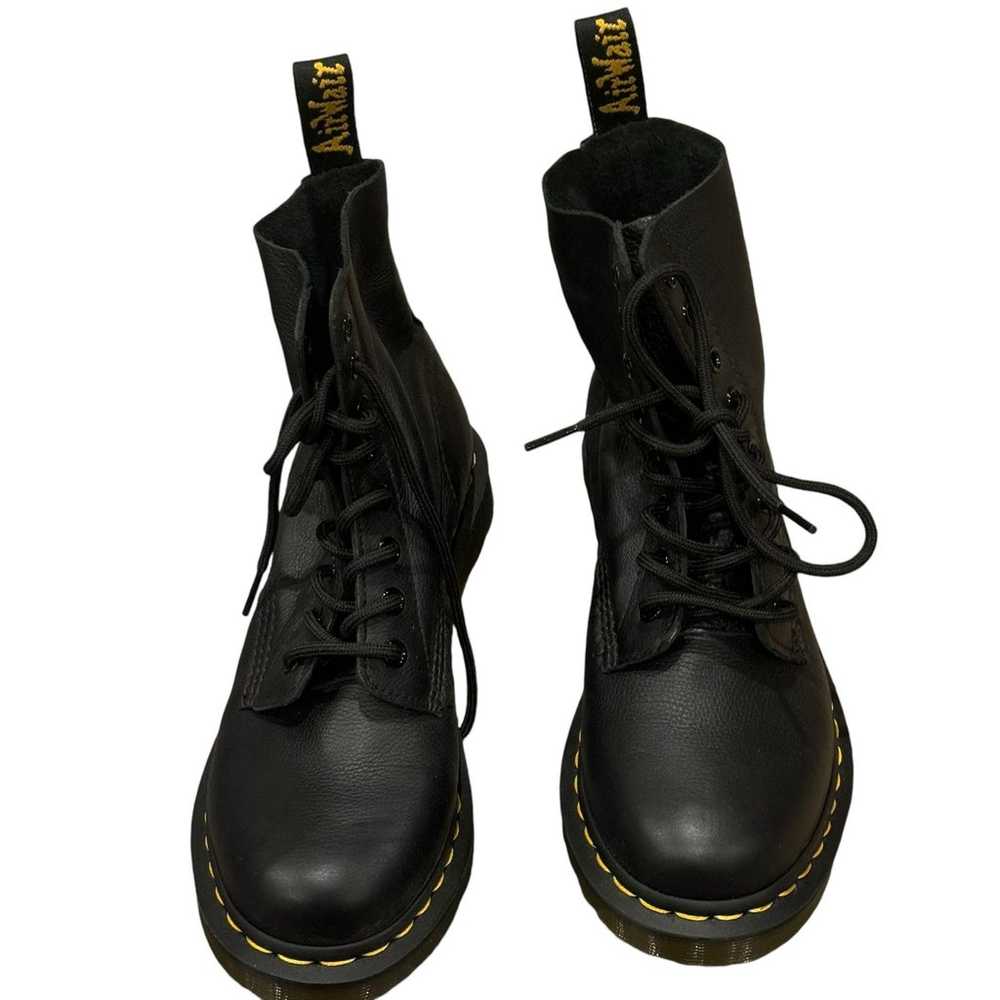 Dr Martens 1460 Black Smooth Leather Lace Up AirW… - image 12