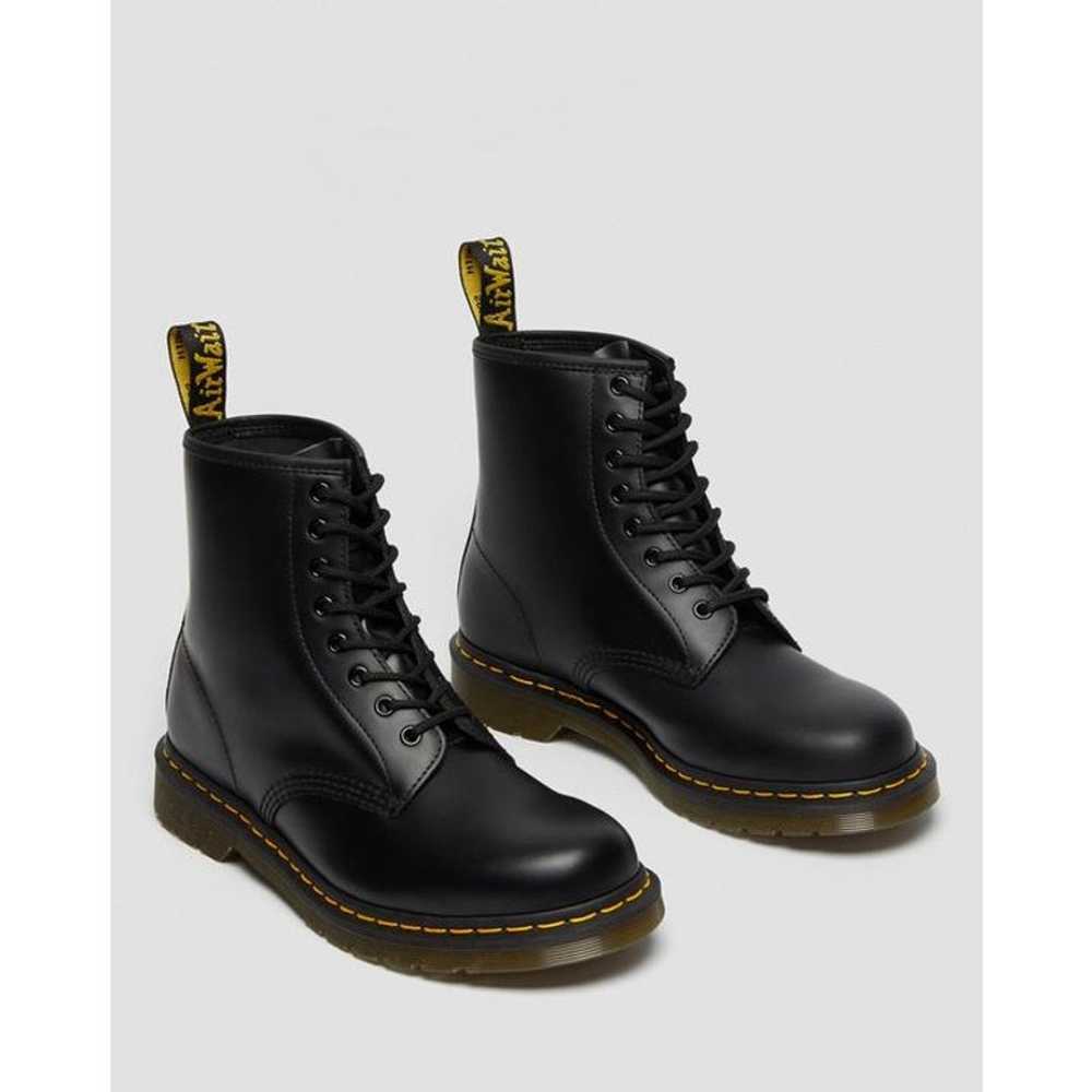 Dr Martens 1460 Black Smooth Leather Lace Up AirW… - image 2