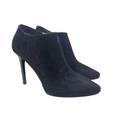 Jimmy Choo Black Ren 100 Ankle Boots Suede Pointed