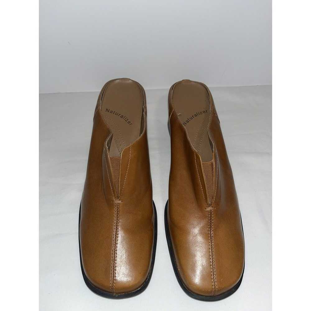 Naturalizer 8.5 Tan Camel Leather Mule - image 3