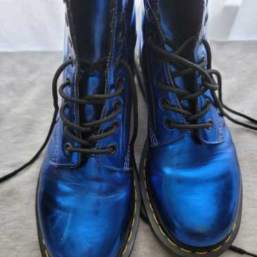 RARE Metallic Blue Doc Martens - image 1