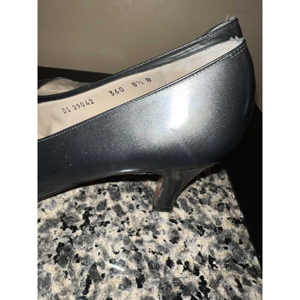 Salvatore Ferragamo Grey Metallic Heeled Shoes Wo… - image 9