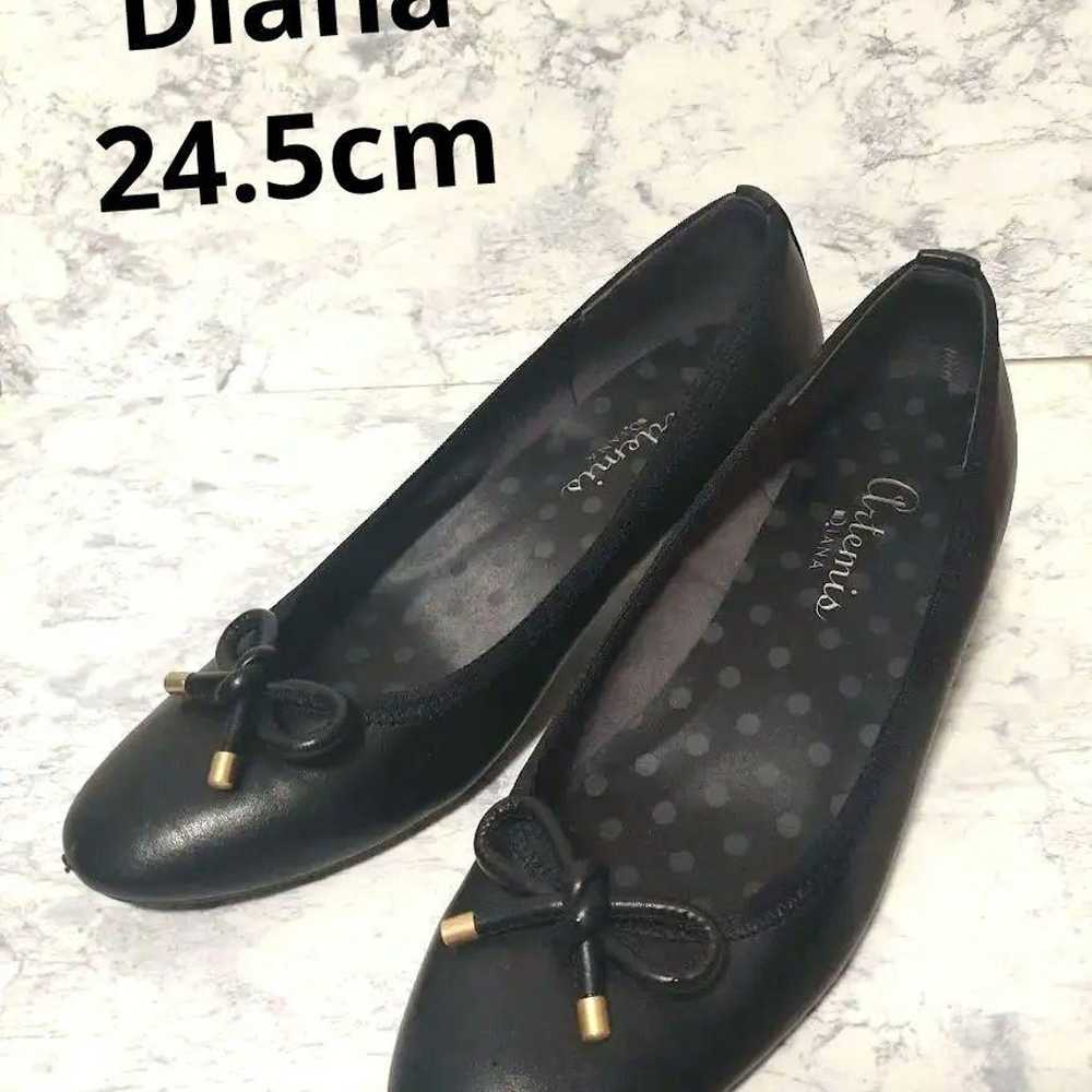 DIANA Leather Pump 24.5cm Black - image 1