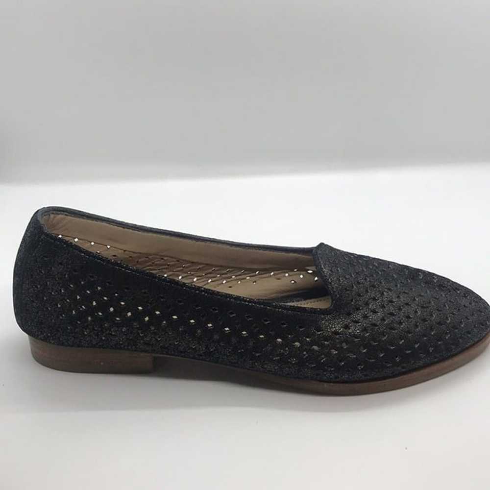 Johnston & Murphy Perforated Black Flats 6M - image 10