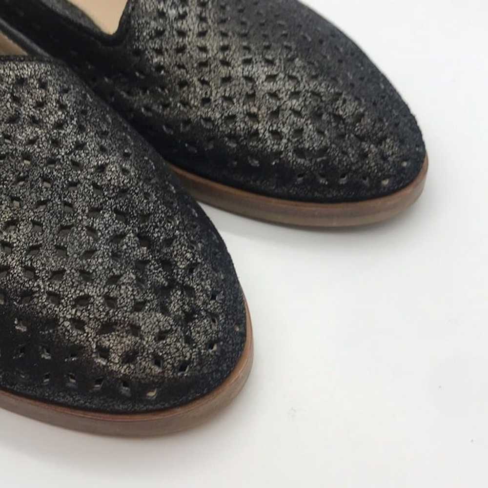 Johnston & Murphy Perforated Black Flats 6M - image 6