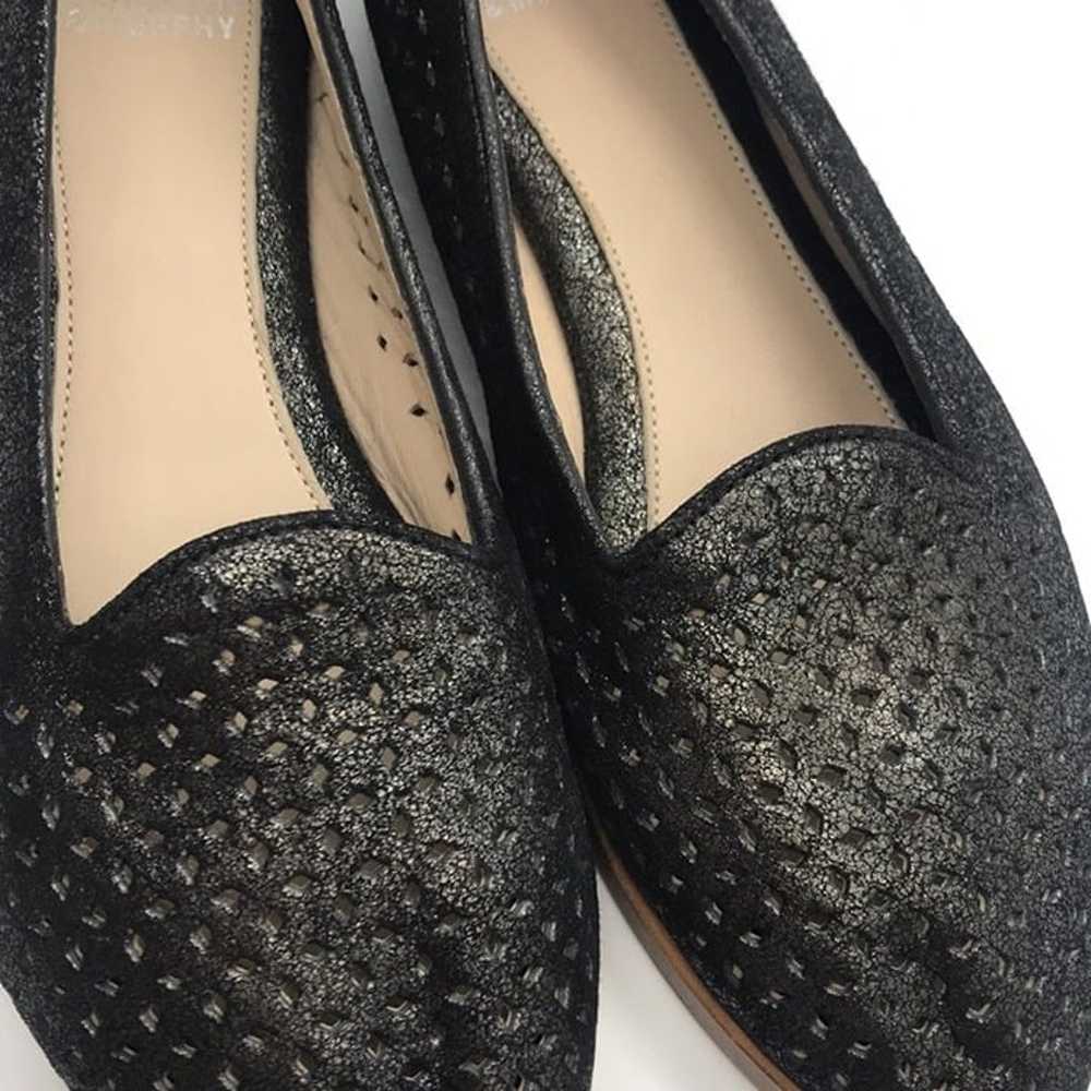 Johnston & Murphy Perforated Black Flats 6M - image 8