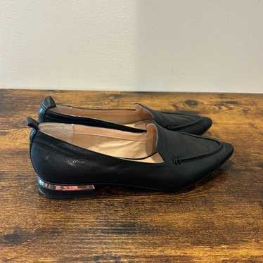 Franco Sarto black leather loafer size 8.5