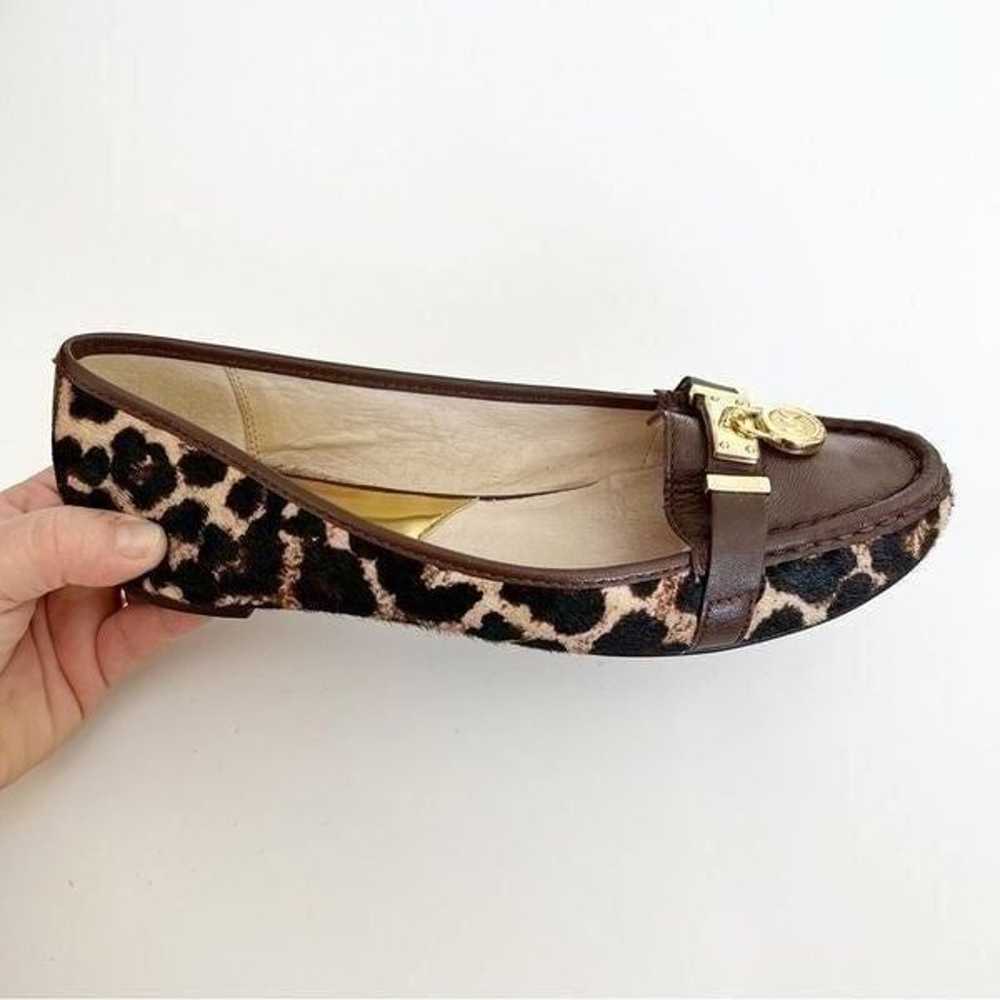 MICHAEL Michael Kors Size 7 Leopard Calf Hair Lea… - image 10