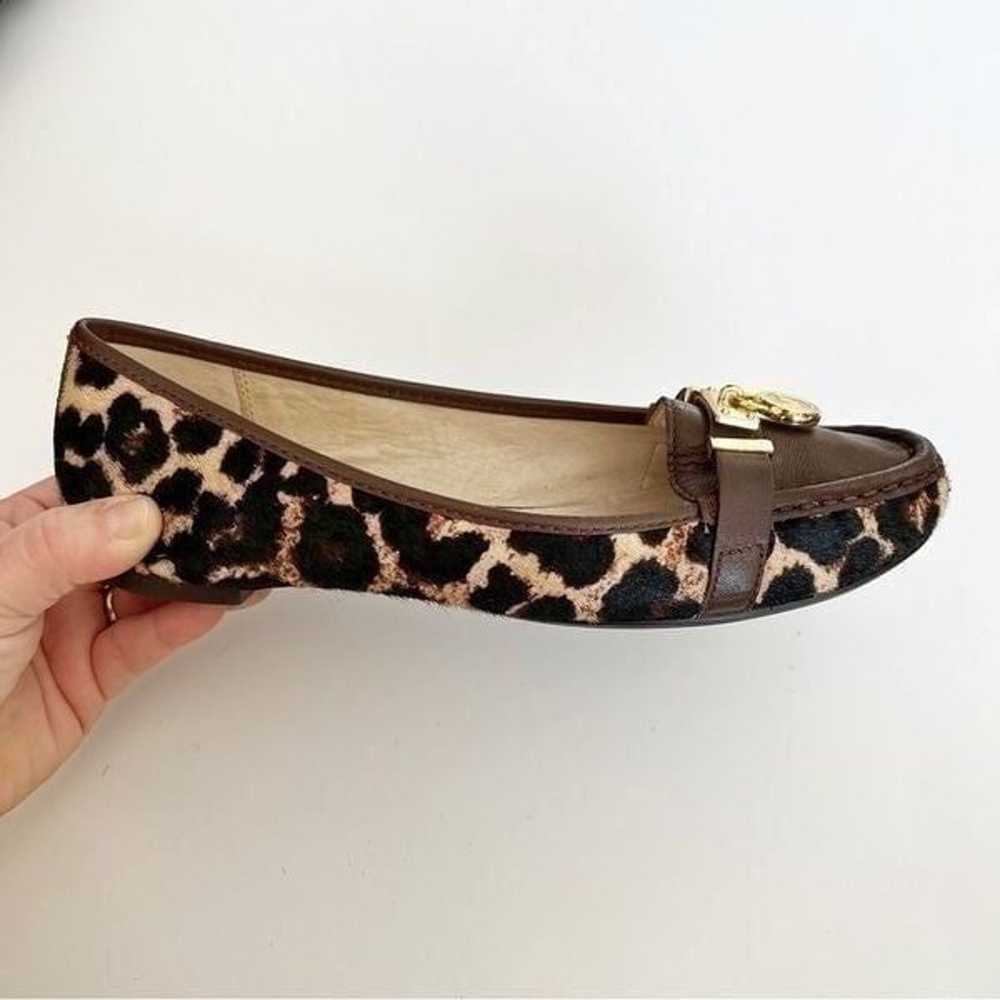 MICHAEL Michael Kors Size 7 Leopard Calf Hair Lea… - image 2