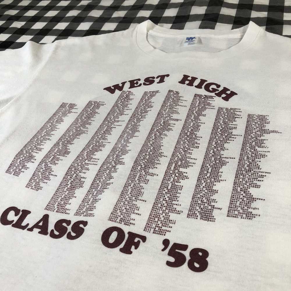 Hanes × Vintage Phoenix West High Class Of ‘58 Vi… - image 3