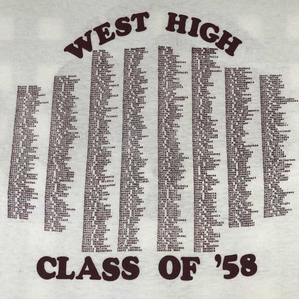 Hanes × Vintage Phoenix West High Class Of ‘58 Vi… - image 4